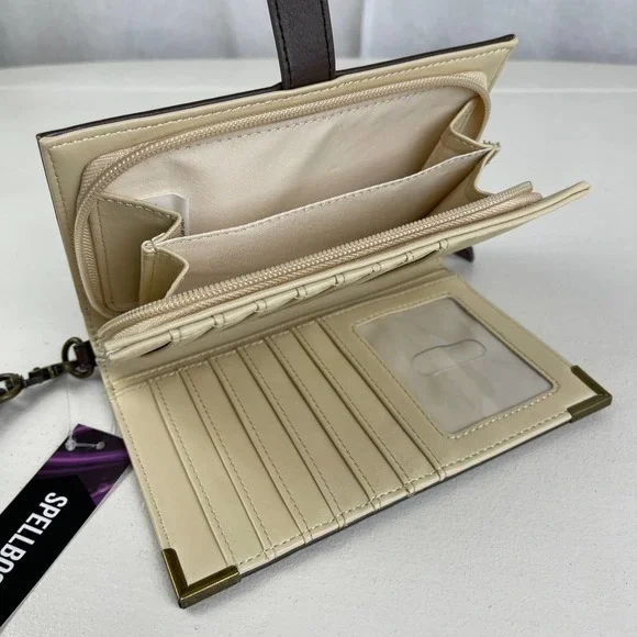 🚫SOLD🚫 NWT Think Geek Spellbook Billfold Wallet SOLD OUT Brown Faux Leather - Picture 12 of 16